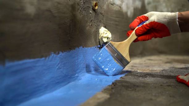 Crawl space vapor barrier installation in Athens, IL